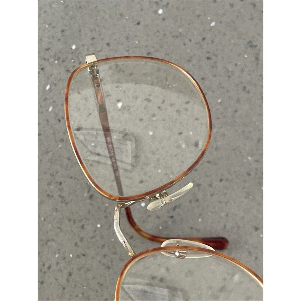 GUESS GU261 Eyeglasses Frames ONLY DB 53-18-135 tortoise full rim Japan gold